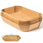 Ristk&uuml;likukujuline &otilde;hufrit&uuml;&uuml;r &uuml;hekordselt kasutatav k&uuml;psetuspaberi vooder Mittenakkuva toidukvaliteediga silikoon&otilde;li paberialus Mikrolaineahi k&ouml;&ouml;gipliit 50pcs