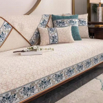 Geometry Jacquard &scaron;enill diivani kate igaks aastaajaks elutoa libisemiskindel diivan istmekate Diivani kate, diivani r&auml;tik 60X60