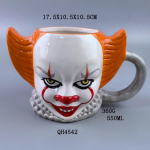 Uued vastupidavad meeste kummitusdeemonid tapvad 100 meest keraamilised kruusid, mis sobivad rahvahulga Halloweeni &otilde;udusfilmi Freddy Jason Mask Cup Dance jaoks. 600ml