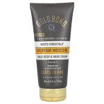 Gold Bond, Men's Essentials, Daily Body & Hand Cream, Normal to Dry Skin, 6.5 oz (184 g) gray