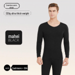 Saksa Ka&scaron;miir Siid Termopesu: Antibakteriaalne soe &uuml;likond naistele ja meestele - S&uuml;gis/Talv kollektsioon L must/linane