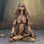 Mini Earth Mother Gaia vaigu k&auml;sit&ouml;&ouml; ornament Kodukaunistus v&auml;ike ornament