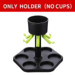 6 Plastikust pihusti jaotur koos hoidikuga Shot Buddy jaotur Liquor Pourer Shot Glasses baariklaaside dosaator joogi t&auml;itmiseks