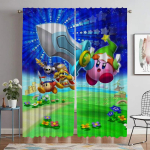 Partition Kirbys pimendav kardin toale 2 paneeliga kardinad magamistoale Halloweeni kaunistus Varjundid Kodu sisekardinad Laps W86xH213cmx2pcs-CL