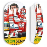 Souris - Maniacase - Ayrton Senna Legend - Sans Fil - Design Ergonomique - Confort Optimal