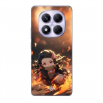 Coque Xiaomi Redmi Note 14 Pro 5G Demon Slayer Nezuko 3D art anime Manga copie Maniacase