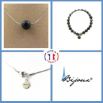 Pierres et Min&eacute;raux. Parure bijoux Bracelet Collier 1 Perle Seraphinite de Russie 8 mm. Taille personnalisable.