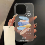 Mobiiltelefoni&uuml;mbrised iPhone 11 13 15 Pro Max 12 14 Pro Max &uuml;mbrisele iPhone 16 15 Plus 13 Pro 12 j&auml;&auml;tunud tekstuuriga maalitud koomiksililled iPhone 11 valge