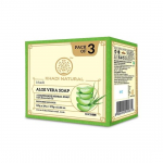 Khadi Natural Aloe Vera Soap|Natural Handmade Soap|Herbal Bathing Soap For Healthy Skin|Natural Soap With Essential Oils||Pack Of 3|(125Gm*3) (375Gm)