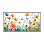 V&auml;rviline lilleline staatiline kleebis kahepoolne veekindel lillede kleebis kevadised aknakleebised jaoks A