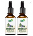 Cesaro Organics Rosemary Oil For Skin, Muscle & Hair Conditioner - Rosemary Essential Oil Pack 2 (30 ml X 2)