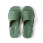 Meeste suured ehtsast nahast lehmavillast sussid - Libisemiskindlad, Suvised kodumugavused, Saadaval pluss suurused 35-36 tumeroheline v&auml;rv