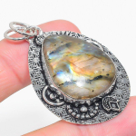 Labradorite Handmade 925 Sterling Silver Jewelry Pendant 2.13 h3v76