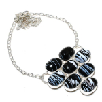 Sulemani Hakik handmade 925 Sterling Silver Jewelry Necklace 18 S5R13