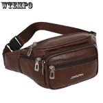 Suure mahutavusega nahkkott meeste v&ouml;&ouml;kotiga crossbody-kott PU veekindel rinna kott raha kogumiseks v&auml;listingimustes sportimiseks