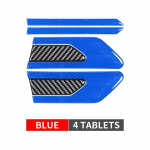 2 tk/komplekti auto helkur veoauto ohutuse hoiatuslint auto ukse kaitse kaitseraua kokkup&otilde;rkevastased ribad turvalise helkuri kleebised