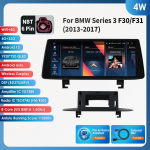 Ossuret 10.25 Android 13 Autoraadio BMW 3 F30 F31 2013-2017 NBT jaoks Autoradio 4G Carplay Multimeediapleier Auto nutikad s&uuml;steemid Auto 4G RDS 4W 4G 32G AI