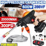 K&otilde;rgsurve pihustusveep&uuml;stol 20000mAh suure v&otilde;imsusega pesumasin autopesuri vahugeneraator MAKITA aku jaoks 1 x Battery