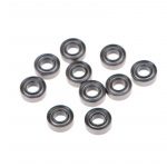 10 tk Mr115Zz miniatuurne metallist varjestatud kummitihendiga laager, mudel 5 x 11 x 4 mm