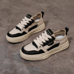 2025 kevadised v&auml;ikesed valged kingad uus Korea versioon ins nais&uuml;li&otilde;pilased platvorm k&otilde;rgendav spordi lauajalan&otilde;ud vabaaja t&auml;navastiil 40 must