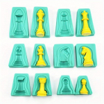 12 tk/komplekt 3D Male Silikoonvorm Koogivorm Loominguline K&uuml;psetusvorm Male Meelelahutus Loominguline Koogivorm