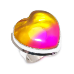 Bi-Color Tourmaline Handmade 925 Sterling Silver Jewelry Ring Size 8 z5o58