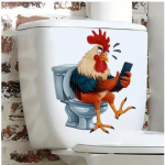 Creative Realistic Cute Cat Vision 3D WC kleebis L&otilde;bus Loomade Vannitoa WC kaane Decor Isekleepuv PVC Veekindel maal