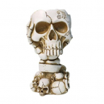 Kolju Istutusn&otilde;u Gooti Sukulentide Potid Drenaažiga Halloweeni Taimepott K&otilde;rge Kolju Lillepott Kodu Dekoratsiooniks Sissekolimiskingitus valge