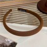 Uus Retro Elegantne Twill &Otilde;huke Peapael &Uuml;hev&auml;rviline Juuksev&otilde;ru Naised T&uuml;drukud N&auml;opesu Juuksepael Mood Juukseaksessuaarid