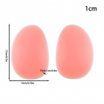 1 paar tuharate tugevdajad Mugavad eemaldatavad push-up tuharad puusade kontuuriga silikoonist tagumikupadjad meeste naiste v&otilde;ltsitud istmikupadjad 1CM