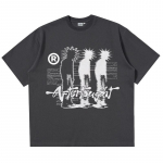 RogueWave Meeste T-s&auml;rk &Uuml;lem&otilde;&otilde;duline Graafilise Tr&uuml;kiga Varju Y2k Streetwear &Uuml;laosa L&uuml;hikeste Varrukatega T-s&auml;rk Hip Hop Harajuku Vanaaegne Esteetiline R&otilde;ivas XL