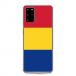 Coque T&eacute;l&eacute;phone &ndash; Samsung &ndash; Galaxy S20 Ultra &ndash; Drapeau Roumanie &ndash; Supp &ndash; Mitmev&auml;rviline