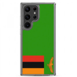 Coque T&eacute;l&eacute;phone &ndash; Samsung &ndash; Galaxy S23 &ndash; Drapeau Zambie &ndash; Supp &ndash; Mitmev&auml;rviline