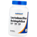 Happes&otilde;bralikud piimhappebakterid, Lactobacillus Acidophilus 10 miljardit, Nutricost 120 kapslit (69647013) 120caps