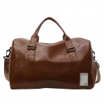 Meeste k&otilde;rgekvaliteediline nahast reisikott: Suure Mahutavusega, Kuiv/M&auml;rg Eraldus, Tekstuuriga Pehme Nahast Retro Crossbody Kott pruun