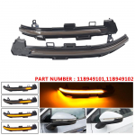 Auto 2 tk D&uuml;naamiline suunatuli LED suunatule lamp Tahavaatepeegli indikaatortuli VW ID4 ID.4 E21 2020-2023 1. Pure GTX Pro jaoks