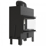 Fireplace Insert KRATKI FLOKI L Right 12kW fi200 Corner Pipe Set