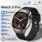 Uus nutikell HD AMOLE-ekraan NFC GPS-j&auml;lgija Pulsisagedus Bluetooth-k&otilde;ne Tervis V&auml;listingimustes Fitness Veekindel nutikell Meestele Naistele Black Silicone