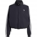 Adidas Originals Adicolor Ss25 Kootud tuulejope Logo Kolm triipu Klassikaline spordijope Seisukrae Pikkade varrukatega Jope Naiste jope JX1451 S