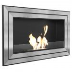 Wall-mounted biofireplace JULIET with glass T&Uuml;V certificate
