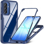 Coque de Protection - BOOLING - Samsung Galaxy A17 4G/5G - Avant TPU et Arri&egrave;re PC- Bleu Marine