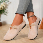 Naiste kingad Mood Naiste balleriinad Vabaaja v&auml;listingimustes balleriinad Naiste &uuml;mara ninaga elastse rihmaga Pehmed tallad Zapatos Mujer 43