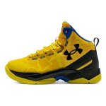 Under Armour Curry 2 Retro PS Double Bang Laste tossud Kollane Steeltown-Gold Taxi 3026303-700 28