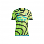 Adidas Arsenal 23/24 v&otilde;&otilde;rsilgukomplekt Autentne s&auml;rk lapiteksti tr&uuml;kiga ja &uuml;mmarguse kaelusega Meeste topid Roheline HR6926 M