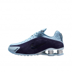 Nike Shox R4 Keiserlik Lilla Taevasinine Naiste Tossud Must Metallik-H&otilde;be HQ7739-500 36