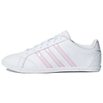 Adidas Neo Coneo Qt S&uuml;nteetilisest Nahast Vastupidavad Madalad Skate Jalan&otilde;ud Naiste Tossud Valge Roosa DB0132 37⅓