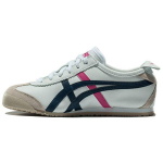 Onitsuka Tiger Mexico 66 Fliis Mugavad libisemiskindlad madalad vabaajajalatsid Unisex tossid Valge Punane D50XK-0154 44