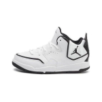 Jordan Courtside 23 Mugavad Mitmek&uuml;lgsed Vastupidavad P&otilde;rutuskindlad Toetavad Libisemiskindlad Keskmise k&otilde;rgusega Laste Korvpallijalatsid Laste toss Must Valge AQ7734-100 28