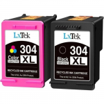 304XL Cartouches d'encre Remanufactur&eacute;es LXTEX 2 Pack Remplacement Compatible HP 304/304XL Compatible HP Envy 5010 5020 5030 5032