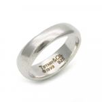 Used TIFFANY&Co. Ring Knife edge EU#51.5 Silver925 4.4g Silver
